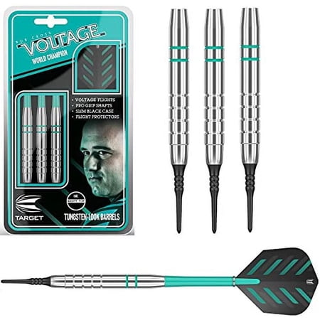 TARGET Rob Cross Silver Voltage Soft Tip Darts, 18 Grams