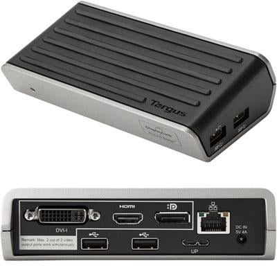 Targus Universal 2k Docking Station - Docking station - USB - DVI, HDMI, DP - GigE - US