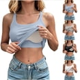 thumbnail image 1 of TARIENDY Racerback Workout Tank Tops for Women Built-in-Bra Ribbed Sleeveless Tops Wide Straps Scoop Neck Cami Shirts Plus Size Slim Fit Basic Shirt White XXL, 1 of 10