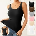 thumbnail image 1 of TARIENDY Ribbed Knit Tank Tops Women Undershirts Slim Fit Scoop Neck Cami Tank Top Casual Sleeveless Blouses Solid Lace Blouses Summer Tops Gray M, 1 of 10