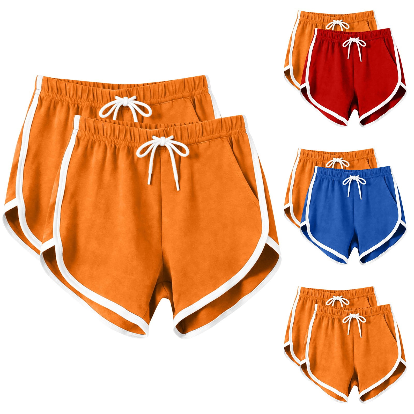 TARIENDY Womens Running Athletic Shorts 2 Piece Plus Size