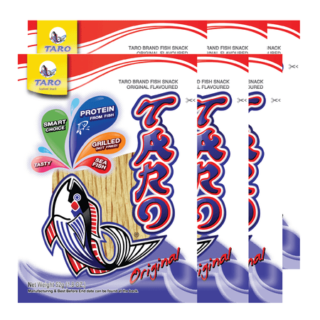 TARO Fish Snack Original Flavor 52g, 6-Pack