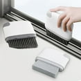 thumbnail image 1 of TAROFISH 2-in-1 Window Track Cleaning Brush Handheld Grout Scrubber for Sliding Doors Tile Lines Vents Tight Spaces 5.24 Inch,3,Light Grey,3, 1 of 8