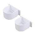 thumbnail image 1 of TAROFISH 2Pcs Bird Feeder Bowl, Safe Bird Cage Feeder, Bird Cage Small Bowl, Sturdy Con Bird Food Tray for Small Birds., 1 of 6