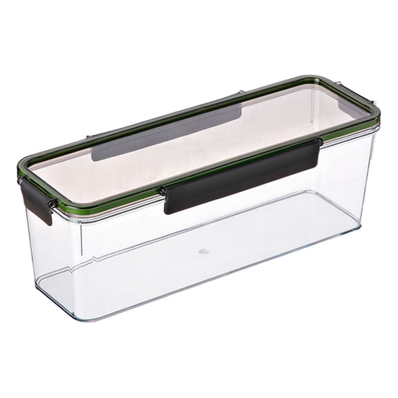 TAROFISH Fridge Organizer Bins Food Storage Containers Lids for Snacks Fruits Vegetables Cake Rolls Leakproof