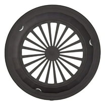 TAROFISH Home Barbecue Plate Party Plate Colourful Special Dinner Plate,Black,1PC