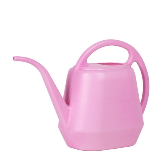 TAROFISH Indoor Plant Watering Can, Plastic Small Watering Can for Home Plants Garden Flowers, 1 Gallon,Pink