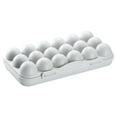 thumbnail image 1 of TAROFISH Reusable Egg Carton with Lid 18-Cell Stackable Refrigerator Egg Storage Container Plastic Egg Tray for Kitchen Restaurant Camping 11.81 Inch,Grey, 1 of 6