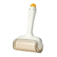 thumbnail image 1 of TAROFISH Reusable Lint Roller 7.9 Inch Sticky Hair Remover with Refillable Adhesive Sheets for Clothes Furniture Pet Hair Removal,1,White, 1 of 9