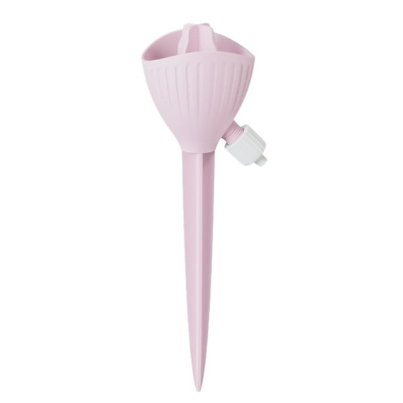 TAROFISH Watering System for Potted Plants, 1PCS Automatic Soaker with Slow-Release Control Valve Switch for Indoor and Outdoor Garden Water Pot Systems.,Pink