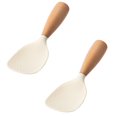 thumbnail image 1 of TAROFISH Vertical Silicone Rice Spoon with Wooden Handle, Heat-Resistant and Burn-Proof Household Rice Spoon, Rice and Potato Spoon, Serving Spoon, 1 of 6