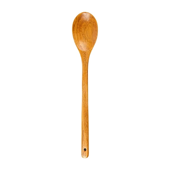 TAROFISH Wooden Mixing Spoon, 16.5 Inch Long Handled Wooden Spoons for Cooking And Stirring,1PC