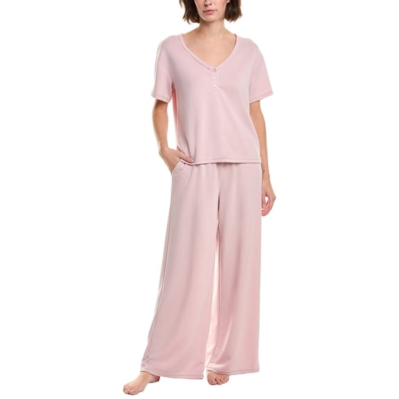 TART womens  2pc Kairi Pajama Set, l, Pink