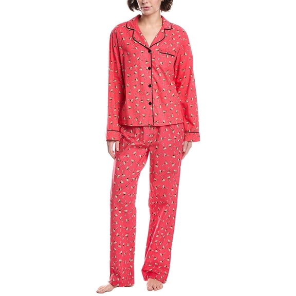 TART womens  2pc Kalin Pajama Set, m, Red