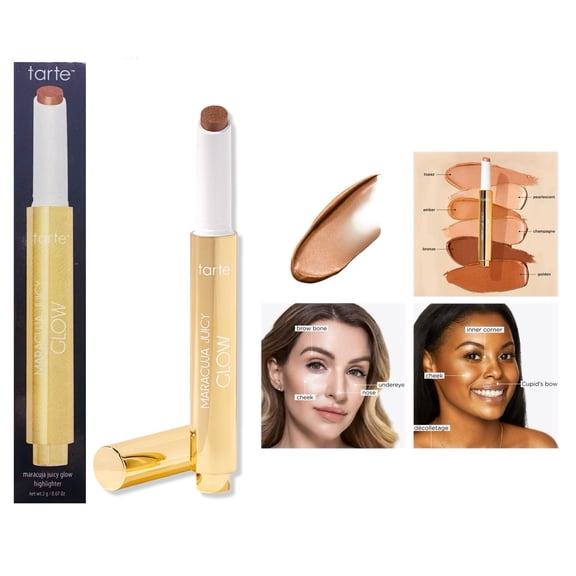 TARTE Maracuja Juicy Glow Click N Glow Highlighter Stick BRONZE GLOW