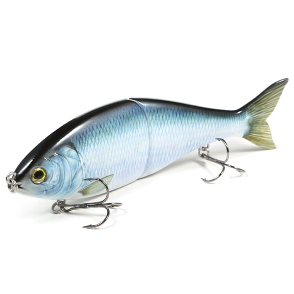 TARUOR Glider Fishing LuresJointed Swimbait for Catching Bigger FishGlide Bait with Treble HooksPerfect for Freshwater Fishing