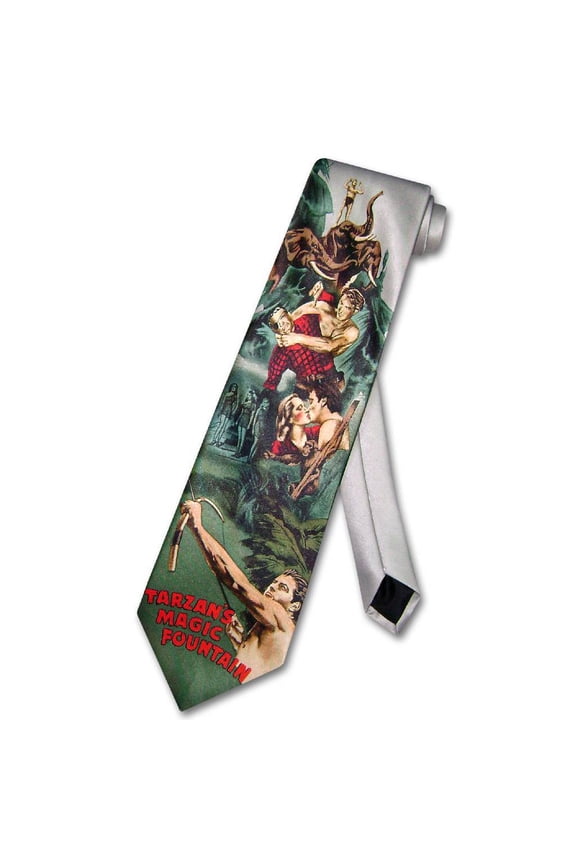 TARZAN'S MAGIC FOUNTAIN Neck Tie Men's NeckTie