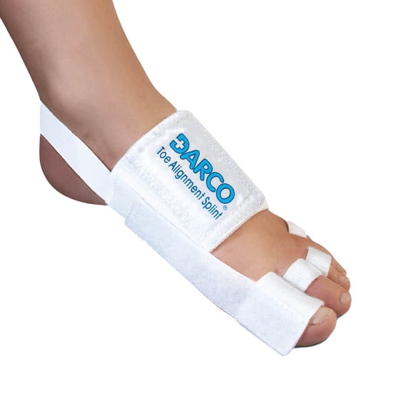 TAS Toe Splint Foot Brace, Easy Strap Closure, One Size Fits Most, 36 Ct