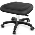 thumbnail image 1 of TASALON Multi-Use Footrest Stool Adjustable Height with 360° Rolling Lockable Wheels- Black, 1 of 9
