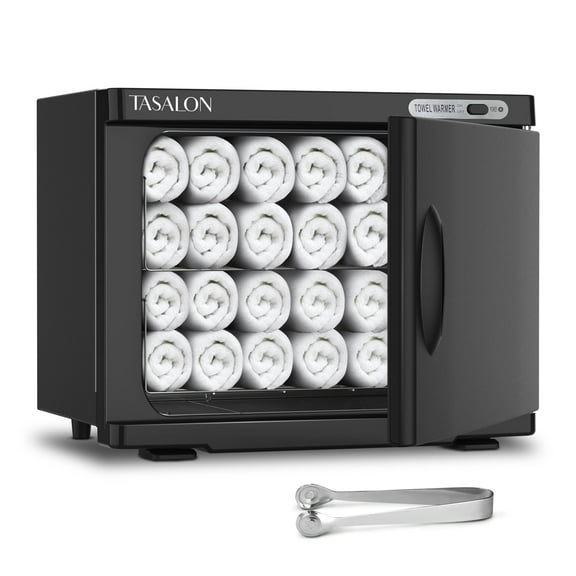 TASALON Professional Hot Towel Warmer Cabinet, 23 L Middle Capacity- Black