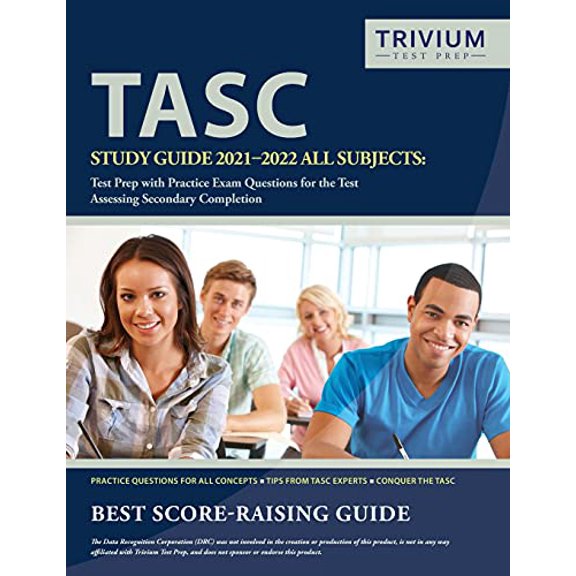 Pre-Owned TASC Study Guide 2021-2022 All Subjects: Test Prep with Practice Exam Questions for the Test Assessing Secondary Completion (Paperback) 1637981104 9781637981108
