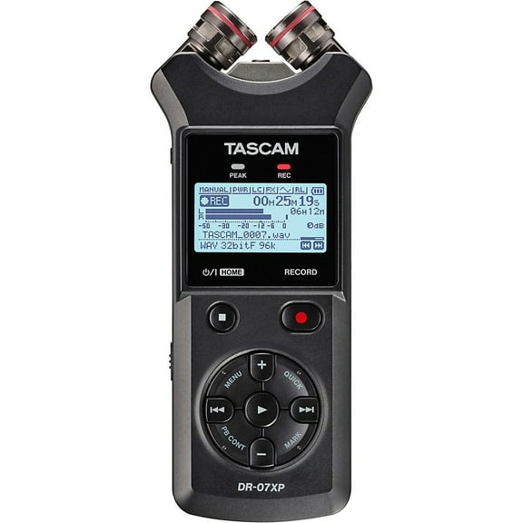 TASCAM DR07XP 32Bit Float Handheld Recorder & USBC Audio Interface