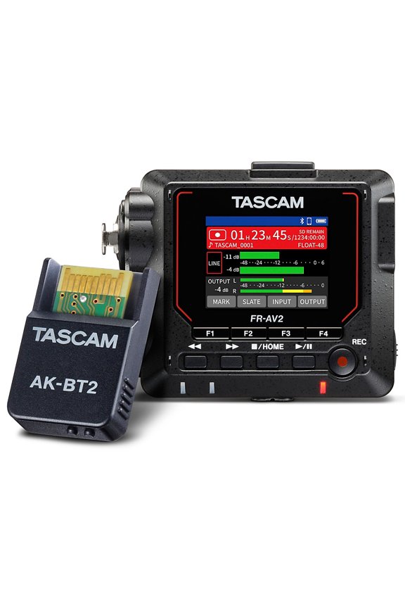 FR-AV2 Compact 32-Bit Field Recorder & Timecode Generator with AK-BT2 Bluetooth Adapter