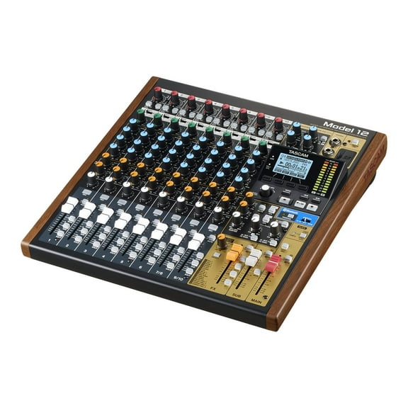 TASCAM Model 12 10-Channel Analog Mixer with DSP Dual Headphone Outputs