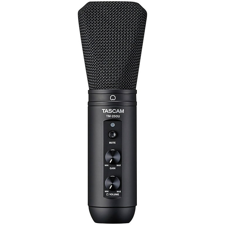 Tascam TM-250U  Microphone USB pour podcast avec sortie casque