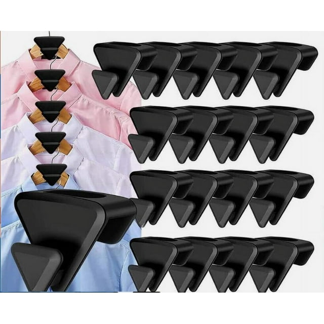TASHHAR 25PCS Clothes Hanger Connector Hooks Closet Organizer Space