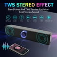 thumbnail image 1 of TASHHAR Bluetooth Speaker 5.0 Stereo Bass Sound, Portable Speaker,BK171UL 115, 1 of 11