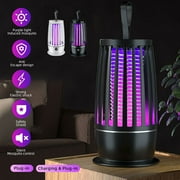 TASHHAR Bug Zapper 3600V Electric Mosquito Insect Killer LED Light Fly Trap Pest Control Lamp for Outdoor Indoor Black