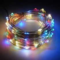 TASHHAR Christmas Lights 100 Led Light Strip 32.8FT Fairy String Lights for Xmas Tree Wedding Birthday Party Decor Multicolor