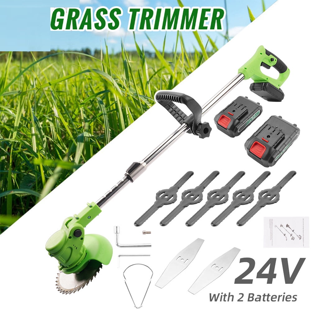 TASHHAR Lightweight Electric Grass Trimmer, Cordless Yard Machine Weed