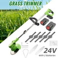TASHHAR Lightweight Electric Grass Trimmer, Cordless Yard Machine Weed