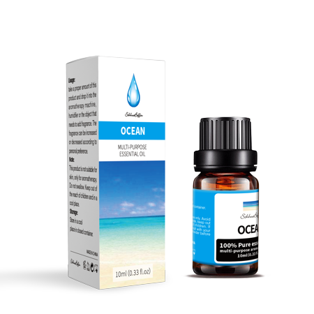 TASHHAR Essential Oils 100% Pure and Natural Fragrances Oil Therapeutic Grade Aromatherapy for Diffusers, Candle Making, Humidifiers - Ocean (10mL)