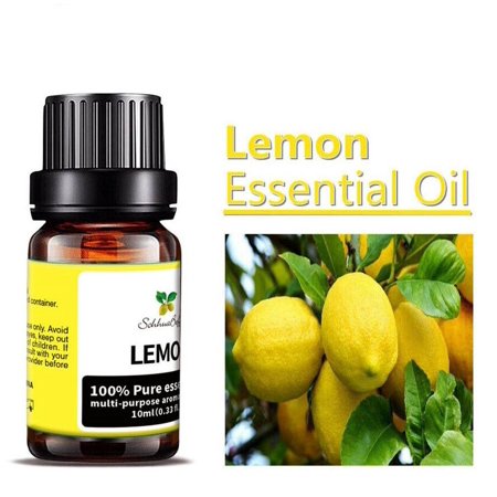 TASHHAR Essential Oils 2-Pack 100% Pure and Natural Fragrances Oil Therapeutic Grade Aromatherapy for Diffusers, Candle Making, Humidifiers - Lemon (10mL)