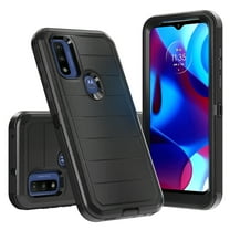 TASHHAR Moto G Play 2023 Case Military Grade Full Body Multilayer Drop Shock Protection Rugged Durable for Motorola G Play 2023/G Pure/G Power 2022 Phone - Black