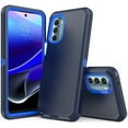 thumbnail image 1 of TASHHAR Moto G Stylus 5G 2022 Case Military Grade Heavy Duty Protection 3 in 1 Shockproof Armor Rugged Durable Detachable for Motorola Moto G Stylus 5G 2022 Phone - Dark Blue+Blue, 1 of 7