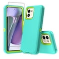 thumbnail image 1 of TASHHAR Moto G Stylus 5G 2023 Case with Screen Protector Military Grade Heavy Duty 3 in 1 Shockproof Armor Rugged Durable for Motorola G Stylus 5G 2023 Phone - Green+Yellow, 1 of 6