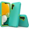 thumbnail image 1 of TASHHAR Samsung Galaxy A04S Case/A13 5G Case Military Grade Heavy Duty Protection 3 in 1 Shockproof Armor Rugged Durable for Galaxy A04S/A13 5G Phone - Green+Yellow, 1 of 6