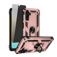 thumbnail image 1 of TASHHAR Samsung Galaxy A04S Case/A13 5G Case with Privacy Screen Protector and Magnetic Ring Kickstand Military Grade Double Layer Drop Protection Rugged for Galaxy A04S/A13 5G Phone - Rose Gold, 1 of 8