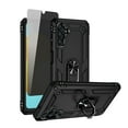 thumbnail image 1 of TASHHAR Samsung Galaxy A04S Case/A13 5G Case with Privacy Screen Protector and Magnetic Ring Kickstand Military Grade Double Layer Drop Protection Rugged for Galaxy A04S/A13 5G Phone - Black, 1 of 8