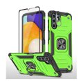 thumbnail image 1 of TASHHAR Samsung Galaxy A04S Case/A13 5G Case with Screen and Lens Protector Magnetic Ring Kickstand Military Grade Double Layer Drop Protection Durable Detachable for Galaxy A04S/A13 5G Phone - Green, 1 of 9