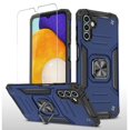 thumbnail image 1 of TASHHAR Samsung Galaxy A04S Case/A13 5G Case with Screen Protector Magnetic Ring Kickstand Military Grade Double Layer Drop Protection Durable Detachable for Galaxy A04S/A13 5G Phone - Blue, 1 of 9