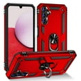 thumbnail image 1 of TASHHAR Samsung Galaxy A14 5G Case with Magnetic Ring Mount Kickstand Military Grade Full Body Double Layer Drop Protection Rugged Durable Detachable for Galaxy A14 5G Phone - Red, 1 of 8