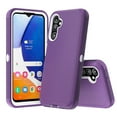 thumbnail image 1 of TASHHAR Samsung Galaxy A14 5G Case Military Grade Heavy Duty Protection 3 in 1 Shockproof Armor Rugged Durable for Galaxy A14 5G Phone - Purple+White, 1 of 6