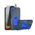 thumbnail image 1 of TASHHAR Samsung Galaxy A14 5G Case with Privacy Screen and Lens Protector and Magnetic Car Mount Kickstand Military Grade Double Layer Rugged Durable for Galaxy A14 5G Phone - Dark Blue&Blue, 1 of 12