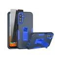 thumbnail image 1 of TASHHAR Samsung Galaxy A14 5G Case with Privacy Screen Protector and Magnetic Car Mount Kickstand Military Grade Double Layer Drop Protection Rugged Durable for Galaxy A14 5G Phone - Dark Blue&Blue, 1 of 12