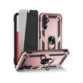 thumbnail image 1 of TASHHAR Samsung Galaxy A14 5G Case with Privacy Screen Protector and Magnetic Ring Mount Kickstand Military Grade Full Body Double Layer Drop Protection Detachable for Galaxy A14 5G Phone - Rose Gold, 1 of 8